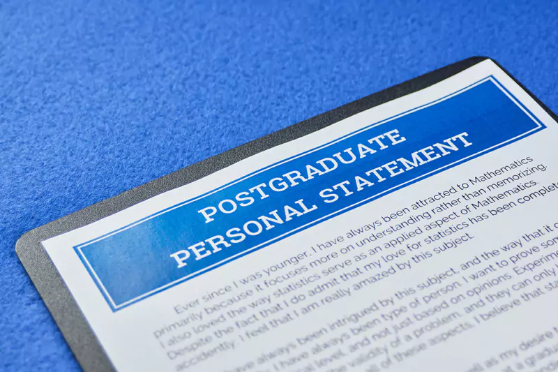 Personal Statement / Statement of Purpose
